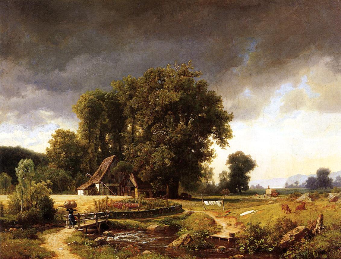 Albert Bierstadt Westphalian Landscape
